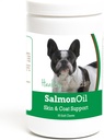 Zdravé plemeno Francúzsky Bulldog Salmon Oil Soft Chews 90 Počet