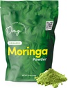OMG! Superfoods Organic Moringa Powder - 100% Pure, USDA Certified Organic - Dobrý zdroj vápnika, železa, vitamínu A, vitamínu E a viac! - 15.5 Ounces (1 balenie)
