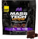 Muscletech High-Protein Mass Gainer (triple Chocolate Brownie, 6LB) - Mass Tech Extreme 2000 Mass Gainer Protein Powder Supplement - Váha Gainer pre zvýšenie svalovej hmoty, vylepšené zotavenie a sila