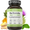 Zen Nutrients Pečeň Vitamín - Pečeň čistí Detox a opravy s Bergacyn FF, Organické mlieko Thitle, púpavkový koreň a artičoky extrakt pre zdravie pečene - Mastné pečeň podporné doplnky