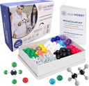 Old Nobby Organic Chemistry Set (425 ks) Molecular Model Kit with Atoms, Bonds, Guide, Bond odstránenie Tool - STEM Science Kits for Kids Hračky Chemistry Set for Students Učitelia Mladí vedci