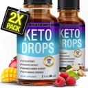 Toplux Keto Diet Drops Ketogénny doplnok - Premium Formula pre podporu ketózy, lepšia absorpcia kvapaliny, Garcinia Cambogia, pre mužov a ženy