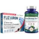 Čistota Produkty Bundle - Flexuron Joint Formula + EverStrong Blue Tablets - Sila + Flexibilita Power Pack Flexuron (Krill Oil, Hyaluronic Acid + Astaxantin) - EverStrong Blue (Muscle Matrix)
