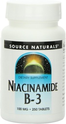 Zdroj Naturals Niatinamid Vitamín B-3 100 mg, 250 tabliet (balenie 3)