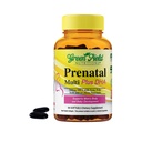 Greenfield Nutrition Halal prenatálne vitamíny s DHA a kyseliny listovej - Esenciálne prenatálne tehotenstvo Multivitamín so železom - obsahuje 17 Vitamíny pre mamu byť - ľahko prehltnúť 90 Tekuté Softgels