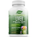 100% Pure Pečeň Čistiť Detox Podpora Formula - Bylinné Pečeň podpora doplnok - Mlieko Thitle, Púpava Root, cvikla, Artičoky extrakt, Pečeň zdravie - Jujube mlieko Thitle Detox Kapsule