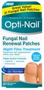 Opti-Network Plesňové nechty obnovenie Patches - 21 Patches, Night-Time liečba zlepšuje vzhľad nechtov počas spánku
