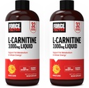 Force Factor L Carnitine Supplement, Liquid L-karnitín 3000 mg na pomoc Turn Fat Into Energy, Podpora svalovej obnovy, a Boost Cellular Energy, Maximálna sila, non-GMO, Orange Flavor, 16 Oz.