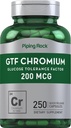 Piping Rock GTF Chróm 200 mcg 