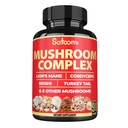Satoomi 90 Kapsule - 10in1 Turecko chvostový doplnok s Lions Mane, Turecko chvostový hríb, Reishi Mushroom a iné - pre 90 dní