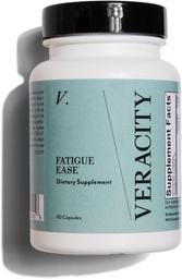 Veracity Únava Ease Adrenal Support Supplement for Stress Resilience, Healthy Cortisol & Energy - Adaptogénny zmes Ashwagandha, Schisandra Berry, Licorice & Rhodiola 100% Natural - 60 Kapsule