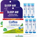 Boiron Coffea Cruda 30C - 6 Celkový Blue Tubes - Homeopatická spánková pomôcka pre nepokojný spánok, duševná hyperaktivita, pretekárske myšlienky a ťažkosti so spánkom s modrým atramentovým perom