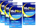 Midnite Sleep Aid pre príležitostnú nespavosť, 30 žuvacie Cherry Tablety Každá (hodnota balenia 4)