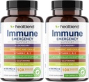 healblend 10 in 1 Imunitná podpora Doplnková dávka pre dospelých (2 balenia)