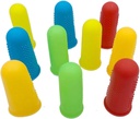 Silikónový chránič prstov, JDWG 10 ks Kryty prstových pokrývok, Hot Glue Gun Finger Caps, Finger Sleeves, Great for Trigger Finger/Finger Cracking/Finger Artritída/Finger Callus. (Mix Color)