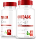 (2 balenie) Outback Belly Burner Pills, Premium Out Back Belly Burner Keto Kapsule, Všetky prírodné Keto doplnok k podpore Fitness a telesných cieľov, Oficiálne Outback BellyBurner Recenzia (120 Kapsule)