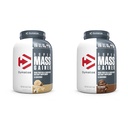Dymatizovať Super hmotnosť Gainer proteín prášok 52g proteínu 1280 kalórií 6 libra gurmán Vanilla & bohatá čokoláda (balenie 2)