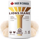 Lions Mane Supplement Powder Ultra Strength 10:1 Organic Lions Mane Huba Podpora pamäte, kognitívne, zdravie mozgu, 8 Ounces / 226 Slúži