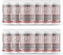 Sports Collagen Powder, 12.42 oz, Balenie 12 - Grass Fed Bovine & Wild Fish Hydrolyzed Type I, II, III Multicolagen Peptides, Neochutený Protein Powder with Electrolytes