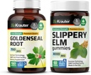 BIO KRAUTER Goldenseal 100 kapsúl & Slippery Elm 60 Gummies