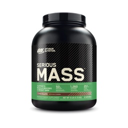 Optimálna výživa Závažná hmotnosť, proteínový prášok na zvyšovanie telesnej hmotnosti, Mass Gainer, vitamín C a zinok pre imunitnú podporu, kreatín, čokoláda, 6 libier (Backaging May Vary)