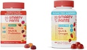 SmartyPants Kids Multivitamín Gummies Bundle: Organic Probiotics, Omega 3, Vitamíny D3, C, B12, B6, A, K & Zinc Immune Support, Cukor Free Jahodová Banana, 164 gróf