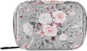 Watercolor Flower Pill Box 7 Day Pill Case Travel Pill Organizátor taška so zipsom Prenosný týždeň vitamínová medicína Supplement Holder vrecko