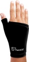 TheraICE Wrist Ice Pack Zabaľte palec závod pre buď ruky pre horúcu a studenú terapiu - Znovu použiteľný mäkký gél Glove pre zranenia, Carpal Tunel, Artritída, De Quervain tenosynovitída - Postihuje väčšina mužov - L/XL