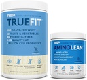 AminoLean Pre Cvičenie energie (Modrá malina 30 Slúži) s TrueFit Protein prášok (Vanilla 2 LB)