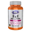 TERAZ Foods Sports Nutrition, R&R Rest and Repair, Recovery*, Podporuje odpočinkový spánok*, Zachováva Lean Mass, Znižuje po tréningu Jereness*, Vegan, NGMO, 90 Veg Kapsule