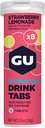 GU Energy Hydratácia Electrolyte Drink Tablety, Enhanced Endurance Sports Drink for Beh, Cycling, Triatlon, Strawberry Lemonade, 8-Count (96 Servings)