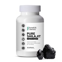 100% Pure Shilajit, Organic Himalayan Shilajit pre mužov a ženy, 85+ Stopové minerály Bohaté na kyselinu fulvovú Shilajit Supplement for Energy & Immune System 1000mg 90 Count