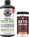 Ľavé pobrežie Výkon 100% Kokosový MCT olej Tekutý, 32oz + Keto Coco Drink Mix, 8.5oz