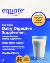 Equate - Dairy Digestive Supplement, 32 Žuvacie tablety