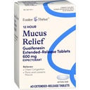 Foster & Thrive hrudníka kongescia mucus rozšírené uvoľnenie, 600 mg Guaifenesin uľaví hrudníka kongescie spôsobené nadmernému muku, (Porovnaj Mucinex 12 Hodina rozšírené uvoľnenie), 40 tabliet