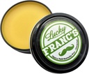 Šťastný Franc's nesentimentálne fúzy pre mužov. Strong Frim Hold Stache Wax pre pánske úpravy. All Natural Scent Free Formula s včelím voskom a kokosovým olejom. USA Made Muscache Styling Wax 2 Ounces