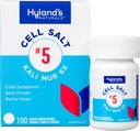 5 Cell Salt Kali Mur 6X tablety, Cold Medicine and Sore Throat Relief, Natural Treat of Colds, Sore Throats, Runny Nose, a Burns, Quick Dissolving Tablets, 100 Počet