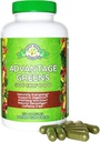 Výhody zelené Superfoods - Energy Promoter - Pšeničná tráva, Jačmenná tráva, Špirulina, Špenát, Chlorella, Repa, Kale Supplement (150 Cap)