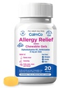 CalmCo Adult Alergické úľava Gummy Bites s difenhydramín - Žuvateľný Antihistaminikum pre kýchanie, Runny Nos & Svrbiace oči, Nighttime Alergy Medicine for Age 12+, Fantasy Fruit Flavor, 20 Počet