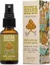 SuperMush Daily Energy Mouth Spray - Hubová sprej - Lions Mane & Cordyceps Mixed Huby Extract Čistá kvapalina sprej pre zaostrovanie, vytrvalosť a jasnosť - 30ml Organické Lions Mane Fungi Spray