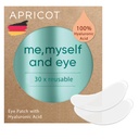 APRICOT očné záplaty s kyselinou hyaluronovou (balenie 1) I Anti-Aging Očné pads "Me, Myself and Eye" Znižuje očné vrásky Aj opakovane použiteľné očné náplasti I Silikónové podložky proti vráskam som Made in Germany