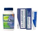 HemRid Plus & Lidokain Cream Bundle: Komplexná starostlivosť o hemoroidy, Crafted v USA
