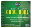 Garden of Life Calcium Supplement - Vitamínový kód Pestovať kosti vyrobené s celým jedlom, Stroncium, horčík, K2 MK7, Vitamín D3 & C Plus Probiotiká pre zdravie Gut, 30 dní dodávky