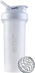 BlenderBottle Classic V2 fľaša Shaker Perfektné pre proteíny Shake a pre cvičenie, 28-Ounce, biela
