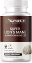 MINATURALS Lions Mane Supplement Kapsule - 5 Hubové komplexy pomáha s imunitným systémom a zdravie mozgu - Chaga, Reishi, Shiitake, Lions Mane, a Maitake Mušroom extrakty