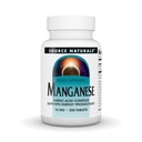 Zdroj Naturals Mangán, aminokyselina Chelát - podporuje výrobu energie - 250 tabliet