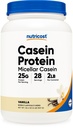 Nutricost Casein Protein Powder 2lb Vanilla - Micellar Casein, bez lepku, non-GMO