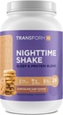 TransformáciaHQ nočné Shake, spánok + Bielkovina zmes, 28 Servis, čokoládové Chip Cookie chuť
