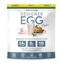 Designer Wellness, Designer Egg, Natural Egg Yolk & Egg White Protein Powder, Keto and Paleo Friendly, Low Calorie, Menej tuku a cholesterolu, Classic Vanilla, 12.4 Ounce